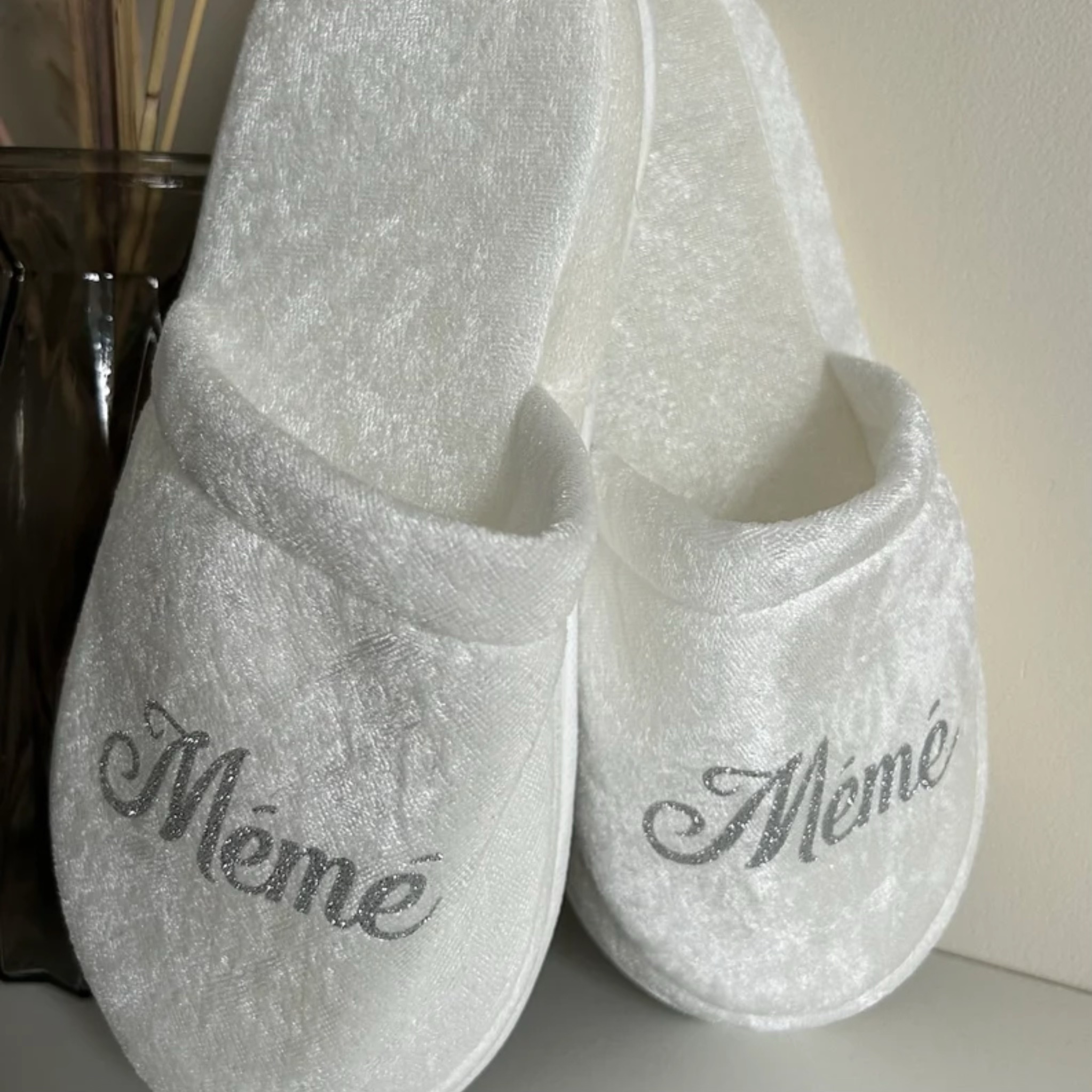 Chaussons personnalisés - blanc – Image 2